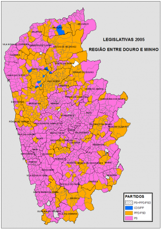 ENTRE DOURO E MINHO: LEGISLATIVAS 2005